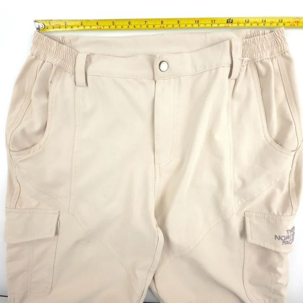 NORTH FACE Convertible Cargo Pant Zip Off Shorts Utility Outdoor Gorpcore Beige